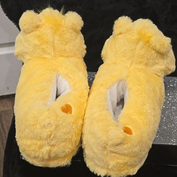 Care Bears FunShine Bear 3D Plush Head Slippers - Picture 11 of 12